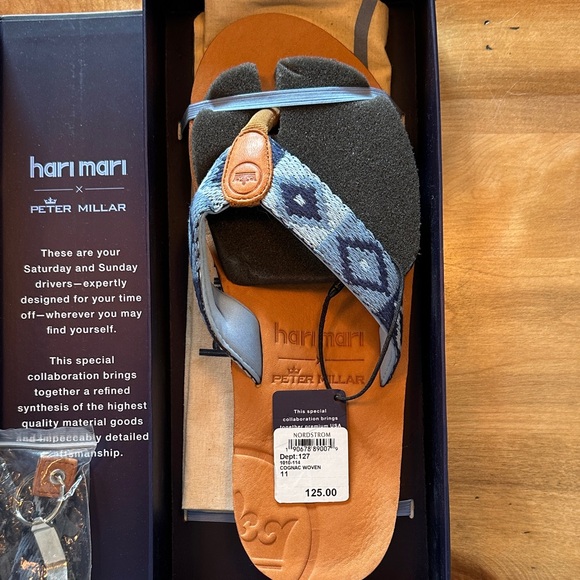 Peter Millar Black and Tan Sandals - Picture 2 of 6